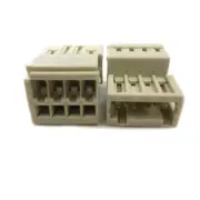 A●5pcs WAGO 734-304 1-Conductor Male Connector 4-Pole 1,50 mm2 Light Gray New