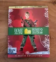Home Alone & Home Alone 2 -Blu Ray/Dvd/Digital Disney Movie Club Exclusive - NEW