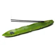Wooden Handcrafted Leaf Ash Catcher Green