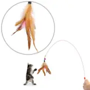 Kitten Cat Pet Wire Chaser Teaser With Bell Beads (Random colour)