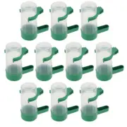 10 Pcs Water Dispenser Automatic Drinking Fountain Cup Bird Feeder Parakeet