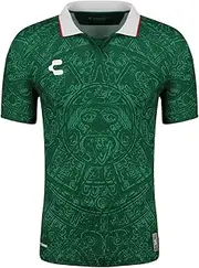 [Charly] Men's Soccer Mexico 24 Aztec Heritage Black & Green Jersey - Unique Design Inspired by 1998 National Team