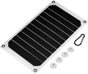 Solar Panel, 10W Solar Panel, Mobile Phone Charging Panel, Portable Charging Panel, Solar Energy for Camper, Car, Boat, Camping Shelter