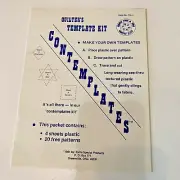 1981 Quilt Like a Pro Template Kit 20 patterns plastic sheets Make Your Own ESP