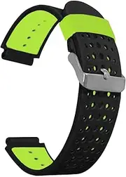 [MEIDAI] Silicone Steel Buckle Straps Accessories Suitable For Garmin Forerunner 220/235/735XT Strap Two-color Silicone Wristband