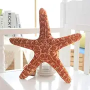 XIGUI Starfish Pillow，Beach Starfish Shaped Throw Pillows ，Plush Cushion Nap Pillow Home Decorative，Kids' Room décor，16 inches