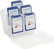 2GB SD Card (5-Pack Boxed) Compatible with Old Camera,Wii,and Other Legacy Devices High-Speed SLC Class 10 Write Speed 20MB/s,Standard Secure Digital Cards