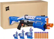 Nerf Fortnite TS-R Blue Mega Blaster With Llama Targets Ages 8+ Toy Gun Pump