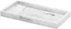 Luxspire Bathroom Vanity Tray, 8 X 4 Inch Resin Soap Dispenser Tray Kitchen Sink