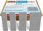 SimCos 23 Gauge Stainless Steel Pinner Nails (5/8",3/4",1",1-3/8") assorted 4 sizes' Headless Pin Nails for 23 GA Pneumatic or Electric Pinner or pin gun,Project Pack (4000)
