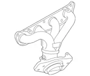 Genuine Nissan Exhaust Manifold 140E2-4AF0A (for: Nissan)
