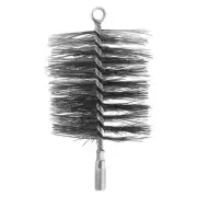 Cleansing Power of a Round Chimney Flue Brush with Long Lasting Material