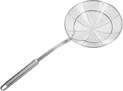 TIDTALEO 1Pc Stainless Steel Strainer Ladle Fine Mesh Filter Spoon for Hotpot Multi Function Skimmer for French Fries Poached Eggs Vegetables Ergonomic Design Heat Resistant Handle