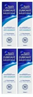 4 X Head & Shoulders Persistent Dandruff Shampoo Anti-Dandruff 130mL