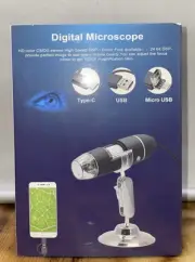 Digital Microscope 1000X USB 8 LED Magnifier Soldering /coins Inspection Camera
