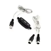 HQRP Cable de interfaz USB MIDI corvertidor para Arturia MiniLab 230401 25
