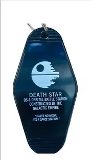 Star Wars DEATH STAR inspired keytag