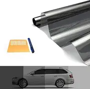 LEDON Window Film, 35% VLT 76cm x 7m Blackout Windows Tint Privacy Films Roll Screen Insulation Sun Shade Cover Sticker Home Room Office Car Tinting Tools, with Plastic Protector