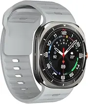 Sport Band Compatible with Samsung Galaxy Watch Ultra 7 band 47mm (2024), Soft Breathable Silicone Replacement Strap for Samsung Watch Ultra Band Women Men Accessories