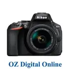 New Nikon D5600 AF-P 18-55 VR Kit WiFi NFC FullHD 24.2MP Camera Black 1YrWty