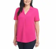 NWT Hilary Radley Ladies' Blouse Pink Size 2XL