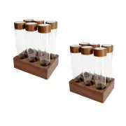 Coffee Bean Test Tubes Coffee Beans Storage Containers for Countertop Pantry