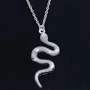 [ZOJK] Necklace 53X23Mm Snake Pendants Short Long Women Men Colar Choker Jewelry Gift