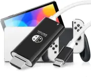Switch Dock for Nintendo Switch OLED 2M HDMI Type C to 1080P TV Adapter 100W PD
