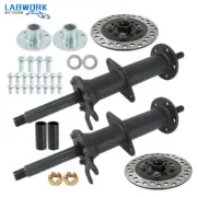 40" Rear Axle Kit 5'' Wheels For Go Kart ATV Golf Cart Mini Bike 3 Stud Hub