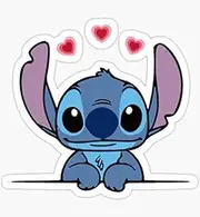 Stitch Sticker - Graphic for Water Bottles, Hydroflask, Laptops, Notebooks, Cell Phones, Bumpers, Windows, Lockers