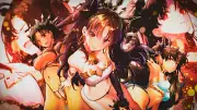 Anime girls fate series fategrand order ishtar bikini Playmat Game Mat Desk