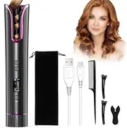 Cordless Automatic Hair Curler USB Cordless Wireless Auto Ceramic Curling Iron Iron Curling Wand Air Curler Hair Waver