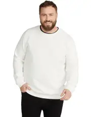 [Johnny Bigg] Bradley Jacquard Crew Sweat in Ivory