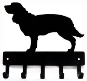 American Water Spaniel Dog Key Rack/ Leash Hanger Made in USA