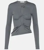 [Christopher Esber] Christopher Esber Twisted cutout top AU 12 grey