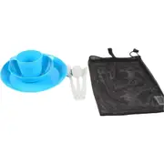 6pc Wildtrak Outdoor Camp Dinner Set Plate/Bowl/Spoon/Fork/Knife/Mug w/ Net Bag