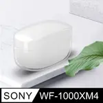 【TIMO】SONY WF-1000XM4 藍牙耳機專用 TPU透明保護套(附扣環)