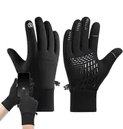 [Generic] Men's Winter Gloves, Winter Gloves, Waterproof Motorcycle Gloves for Outdoor Sports, Winter Gloves, Touchscreen Snow Ski Waterproof Gloves for Men, Women, Driving, Cycling, Running