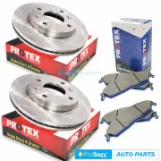 Front Disc Brake Rotors & Pads for Toyota Corolla AE101 2/1994-On suits Akebono (for: Toyota)