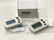 New 2-PACK Digital Refrigerator Freezer Thermometer Monitor Large LCD White