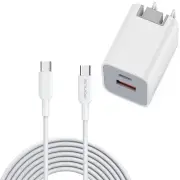 For OnePlus Nord N300/N30 5G - 38W PD Home Charger Fast Type-C 6ft Long Cable