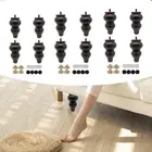 4x Replacement Furniture Legs Bed Risers for Coffee Table NightStand Ottoman