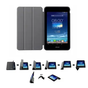 ASUS PadFone mini (A11 7吋) Station TranSleeve 原廠書本側掀皮套/平板保護套