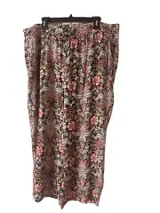 Loft lounge pants floral pattern sz XL NWT
