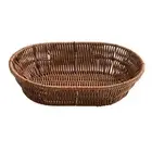 Wicker Bread Basket, Tabletop Food Serving Trays, Handwoven Storage Basket4068