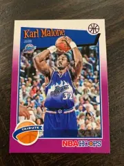 2019-20 Hoops Purple #286 Karl Malone Jazz