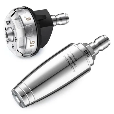 Pressure Washer Nozzle, 4000 PSI Rotating Turbo Nozzle for Pressure Washer an...