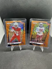 2024 Prizm Orange Disco-Trey Benson & Darius Robinson Rookie Card Cardinals
