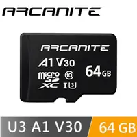 在飛比找蝦皮商城優惠-【ARCANITE】64GB MicroSDXC U3 V3