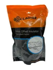 Electric Fence Pinlock Offset Insulator, Gallagher G65905 Permanent Fences